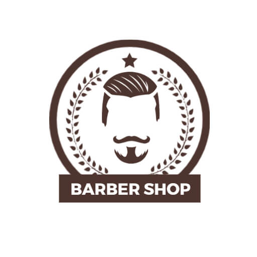 Simple Barber Shop Logo Idea