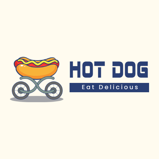 Hotdog Restaurant Logo