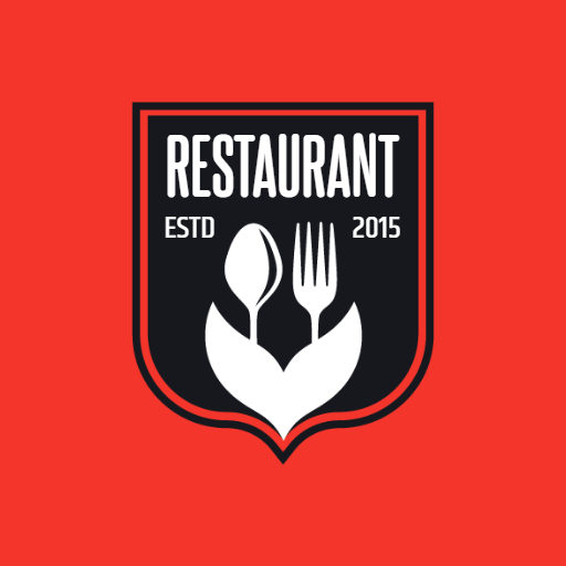 Bold Fusion Restaurant Logo Idea