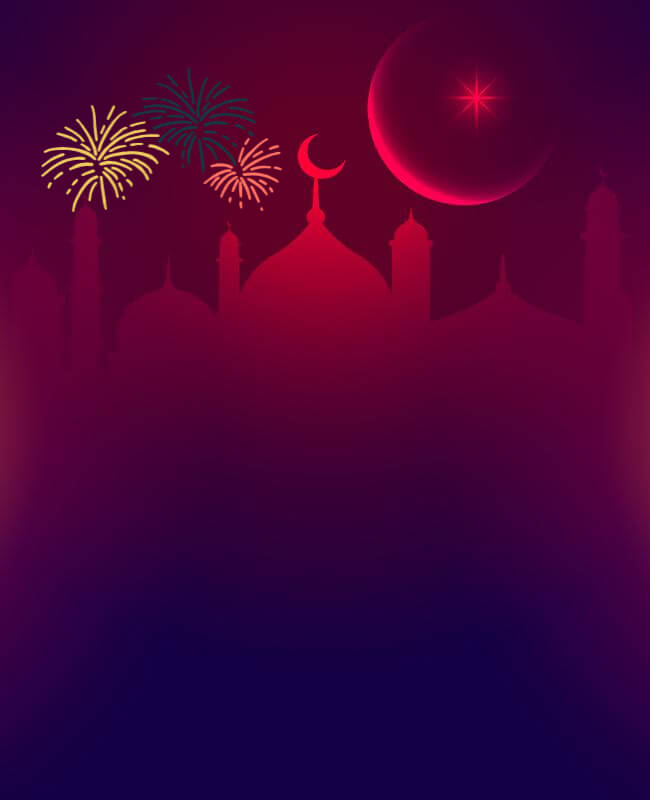 Majestic Minarets Muharram Poster Background