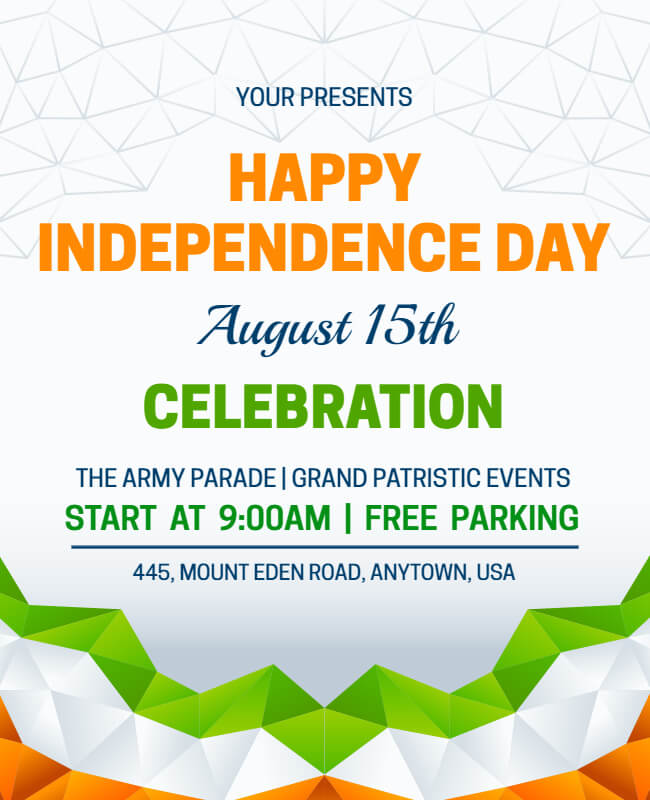 Celebrate Freedom Event Poster