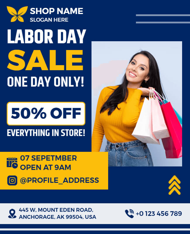 Sale Flyer Ideas for Labor Day