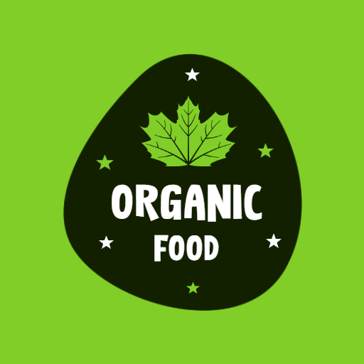 organic food business logo idea