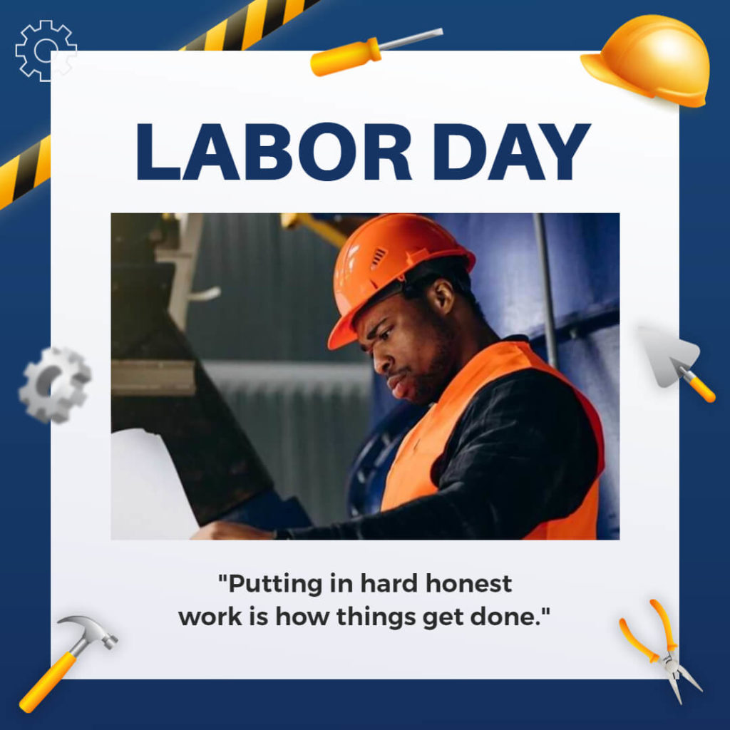 Salute to Hardworking Individuals: Labor Day Greeting Card Idea