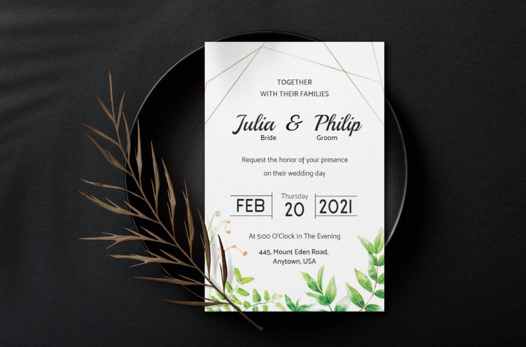 Design Elements and Decorations in Invitation