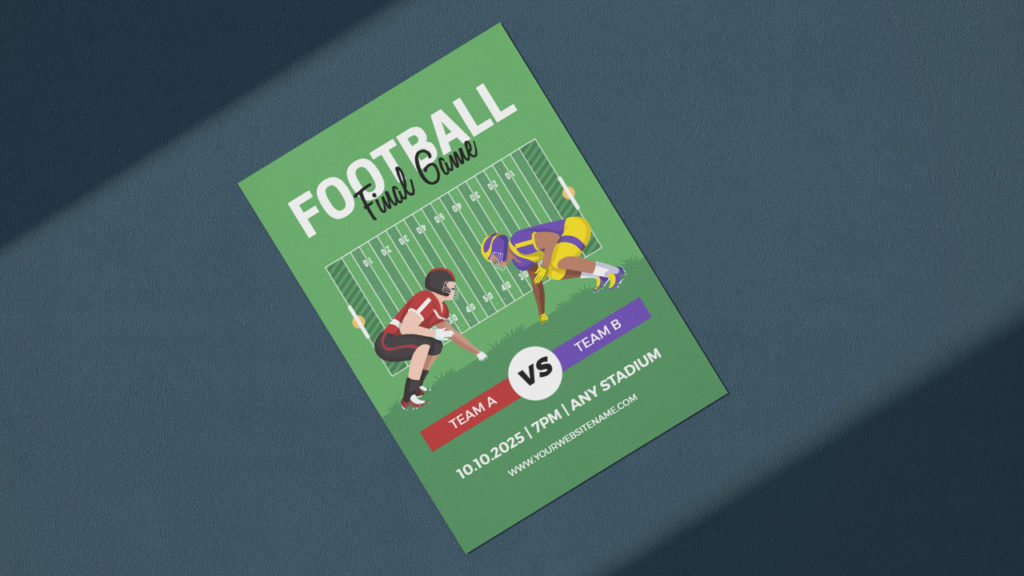 Football Final Game Poster