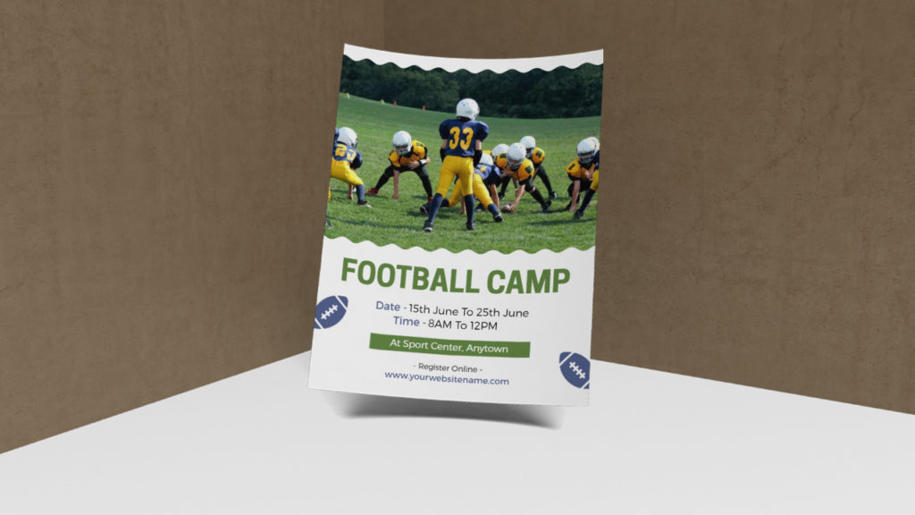 Football Camp Poster