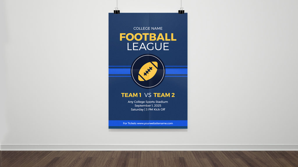 Football League Poster