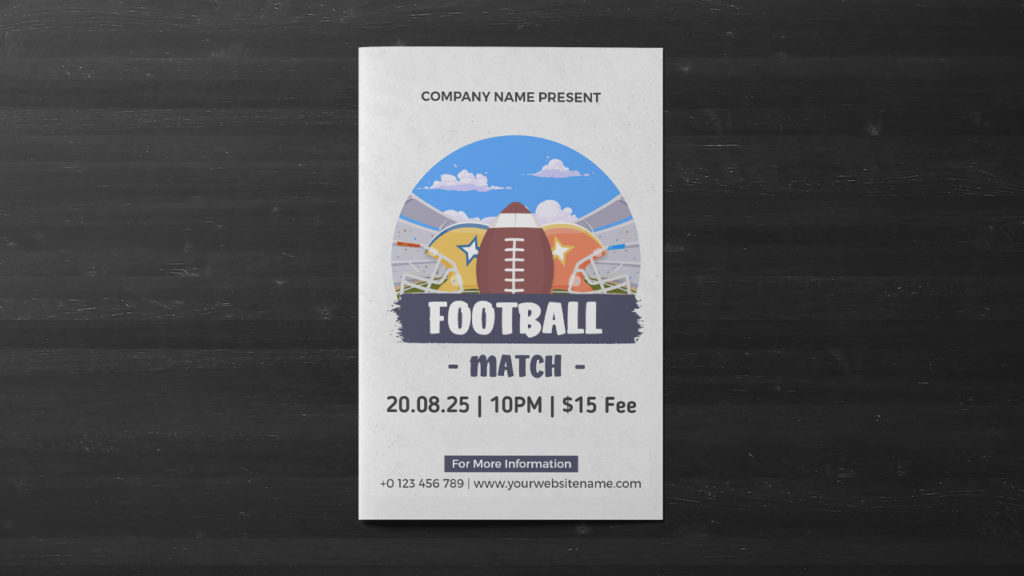 Football Match Poster