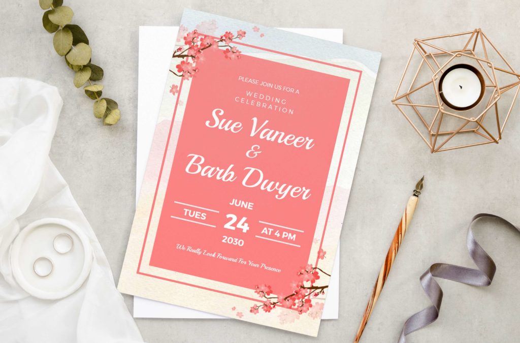 Colors and Themes in Invitation