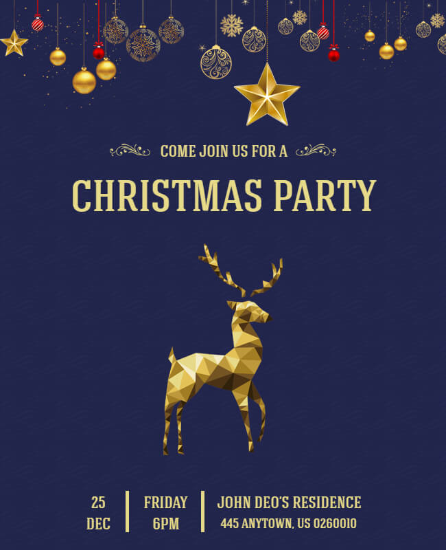 Port Gore Christmas Invitation
