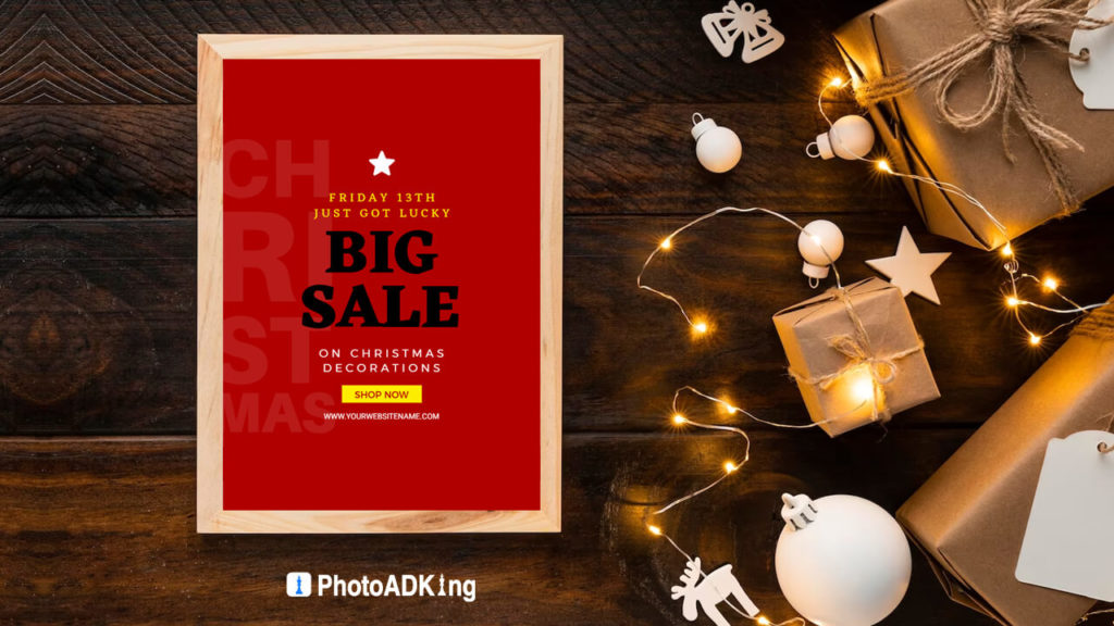 Christmas Big Sale Poster Ideas