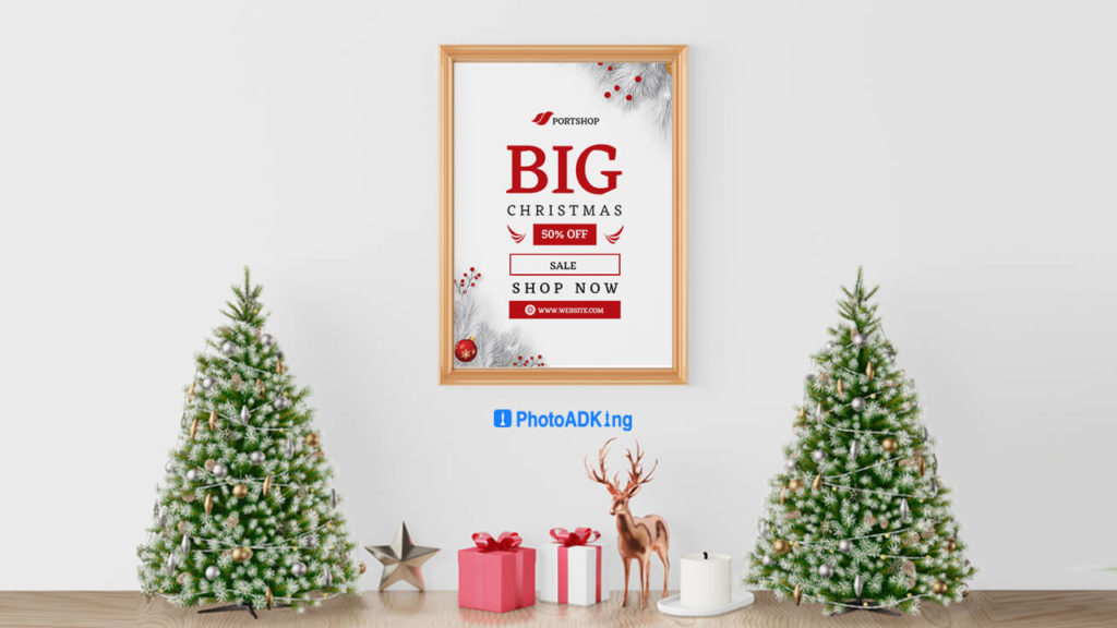 Christmas Big Sale Poster