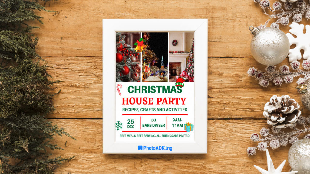 Christmas House Party Poster