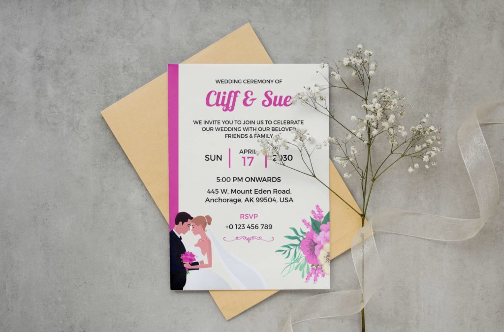 Graphics and Illustrations in Invitation