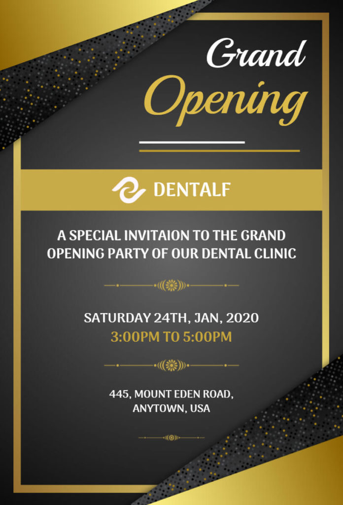 Grand Opening Invitation Ideas