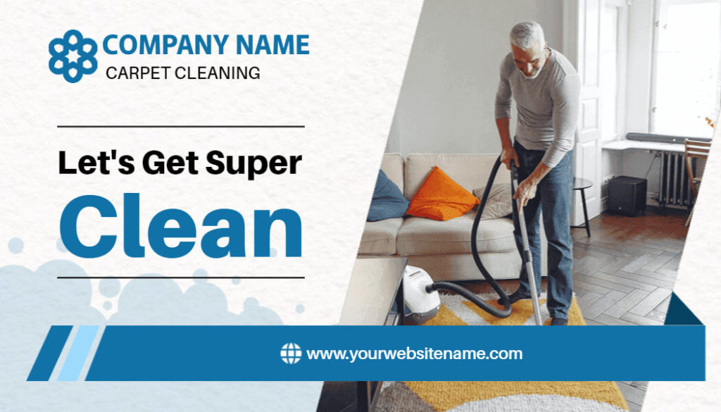 Dust Busters Cleaning Services Business Card Template