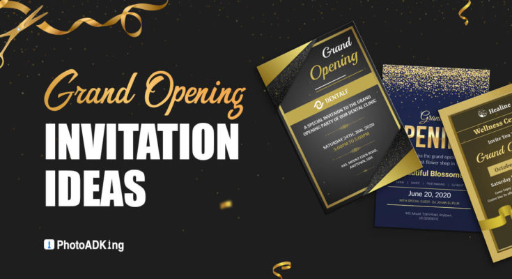 Grand Opening Invitation Ideas