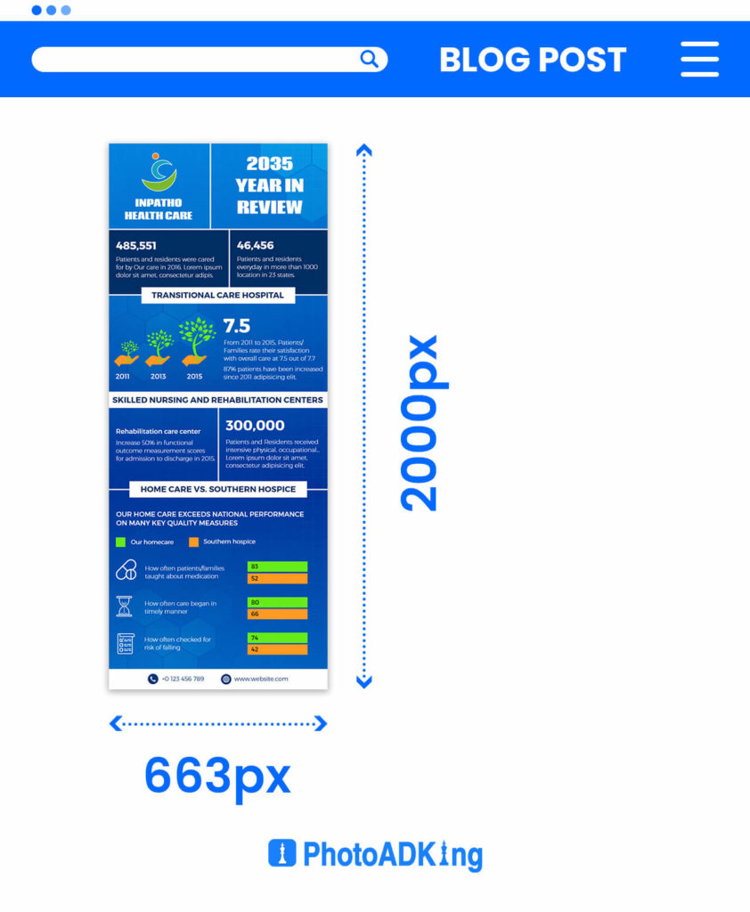 Infographic Dimensions for Blog Posts