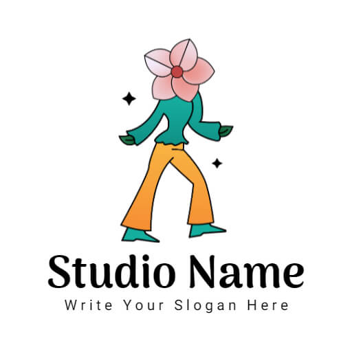 Graceful Essence Studio Name Logo