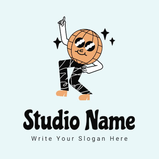 Dance Dynamics Studio Name Logo