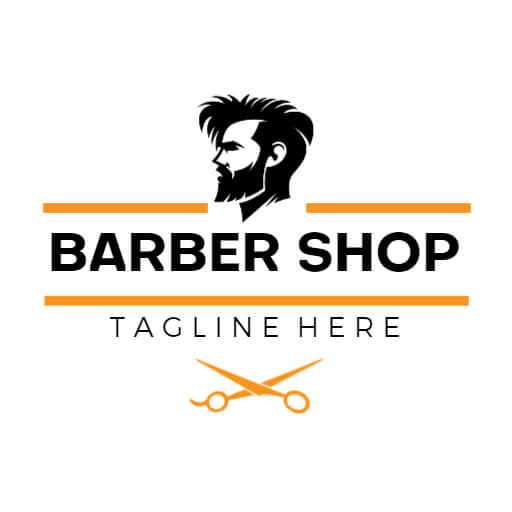 beard style barber shop logo ides