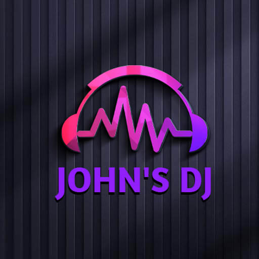 neon dj logo idea
