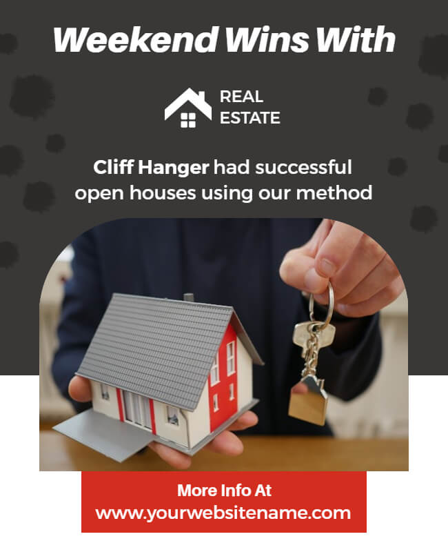 Modern Open House Flyer