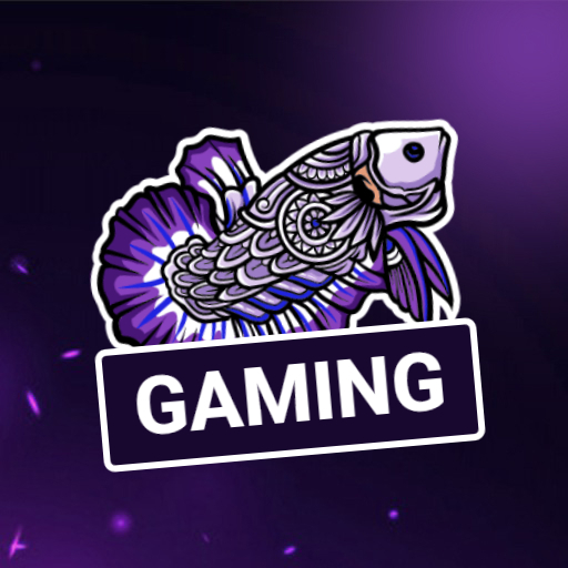 Fish Shape Gaming Logo