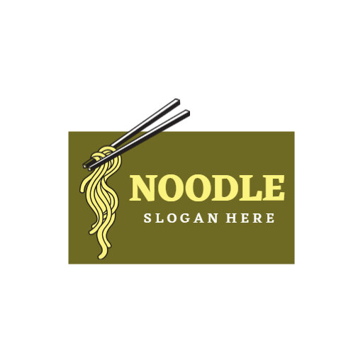 Simple noodle Logo