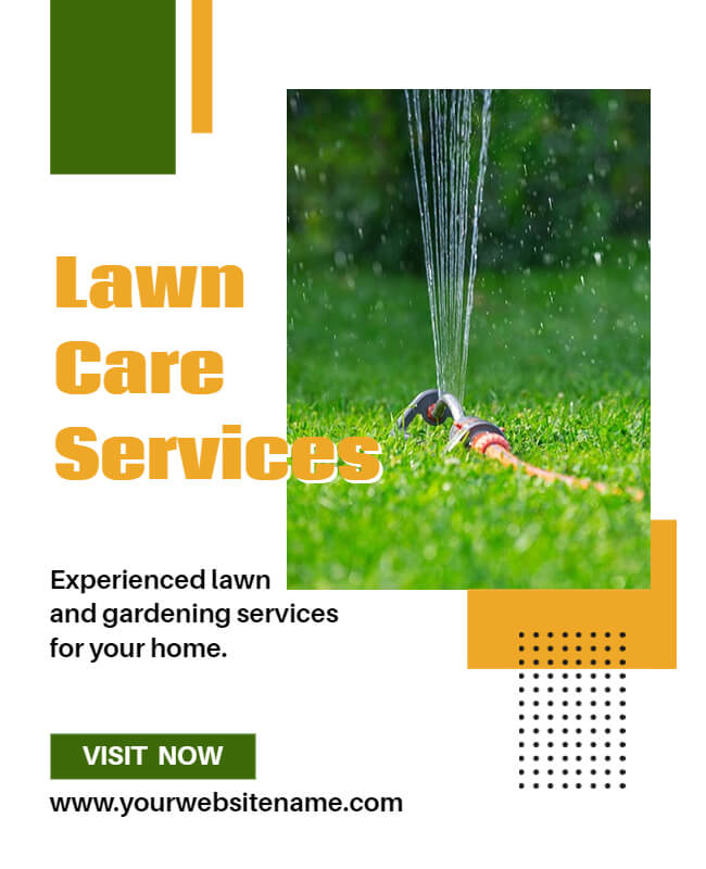 Lawn Care Services Flyer