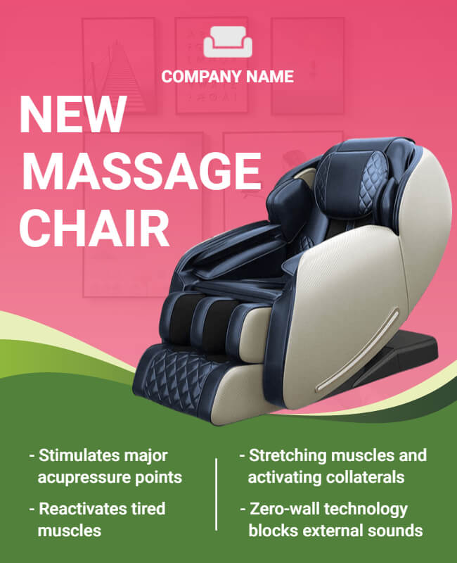 New Massage Chair Flyer