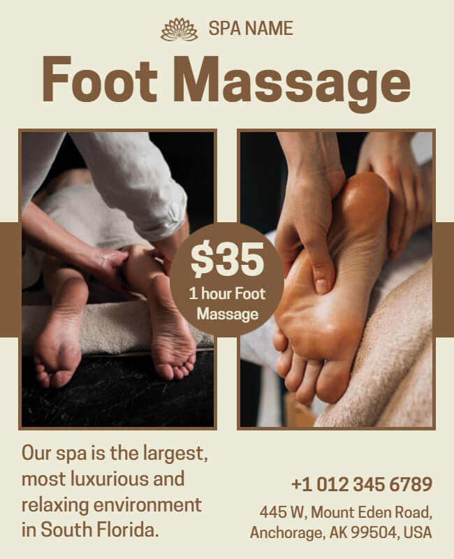 Foot Massage Flyer