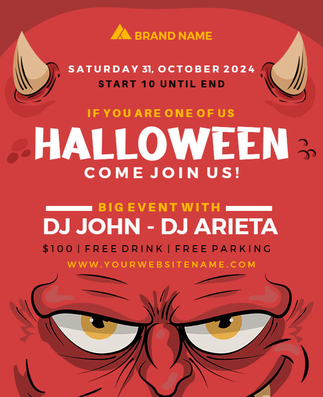 Halloween Event Poster Template