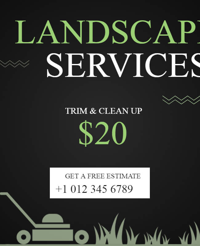 Landscaping Service Flyer