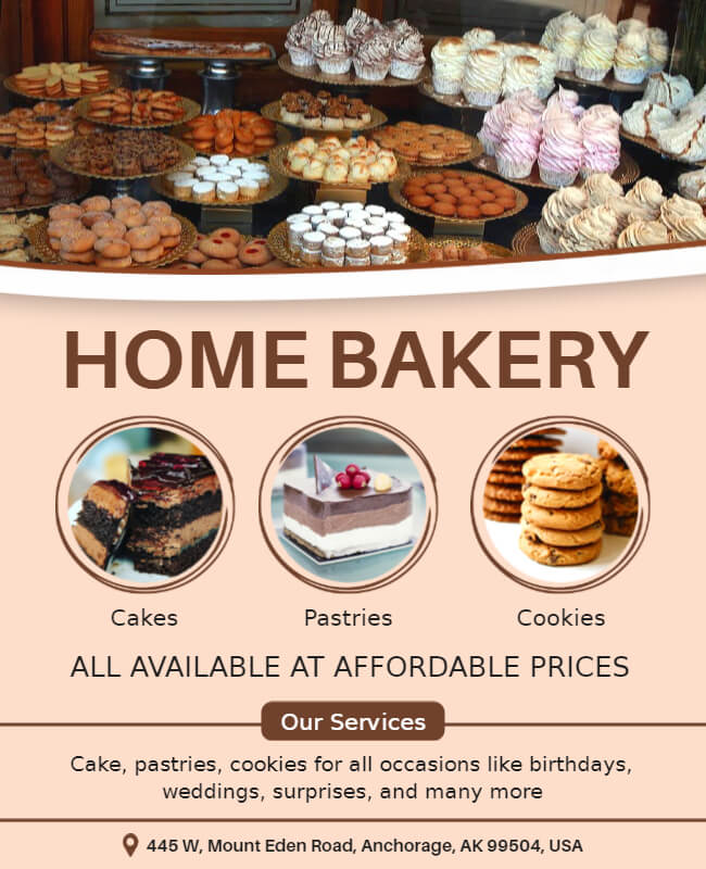 Home Bakery Flyer