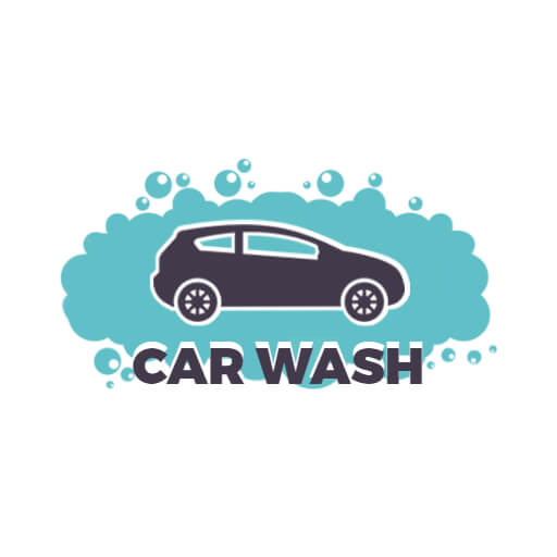 Foaming Car Wash Logo Idea