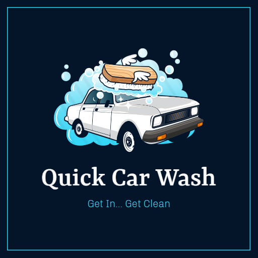 Vintage Car Wash Logo Idea