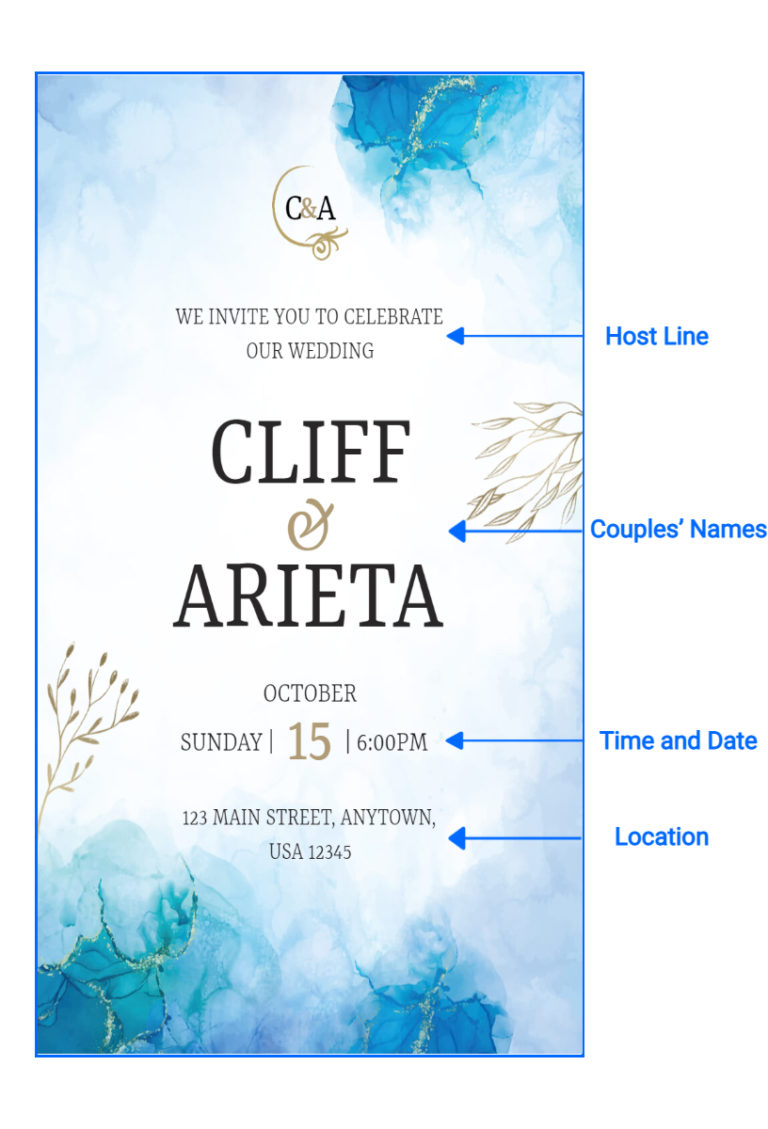 Wedding Invitation Wording - Ideas and Examples