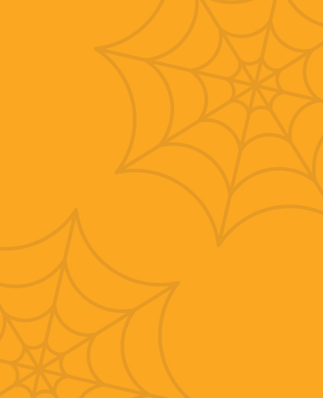 Sinister Spider Webs Theme Background