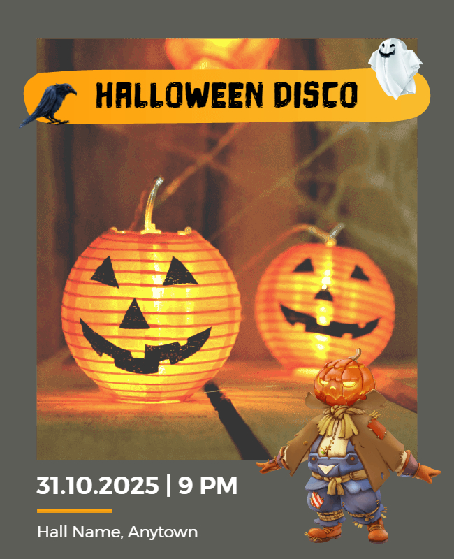 Horror Pumpkin Festival Halloween Flyer