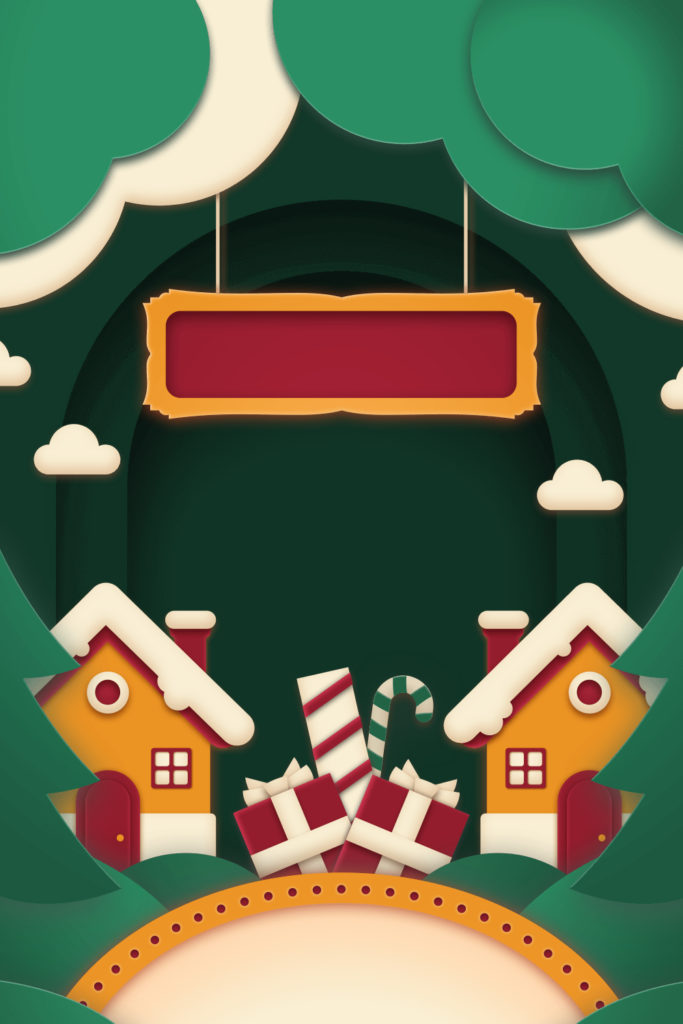 Creative Holiday Visuals Background for Christmas
