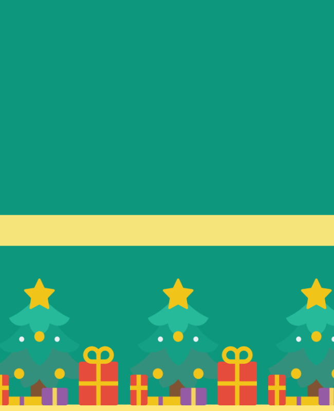 Whimsical Christmas Gift Background Design 