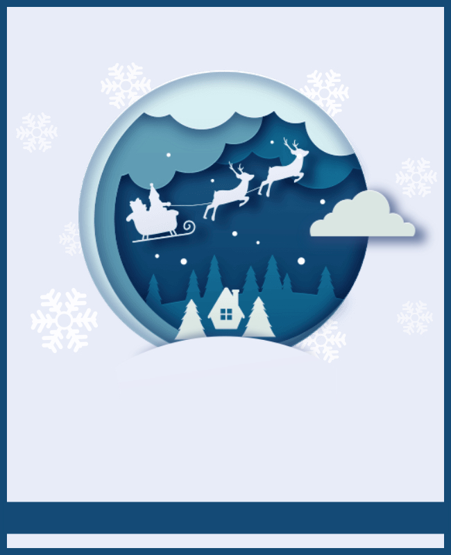 Magical Snowflakes Design Background