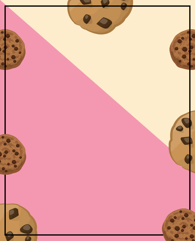 Cookies Flyer Background 