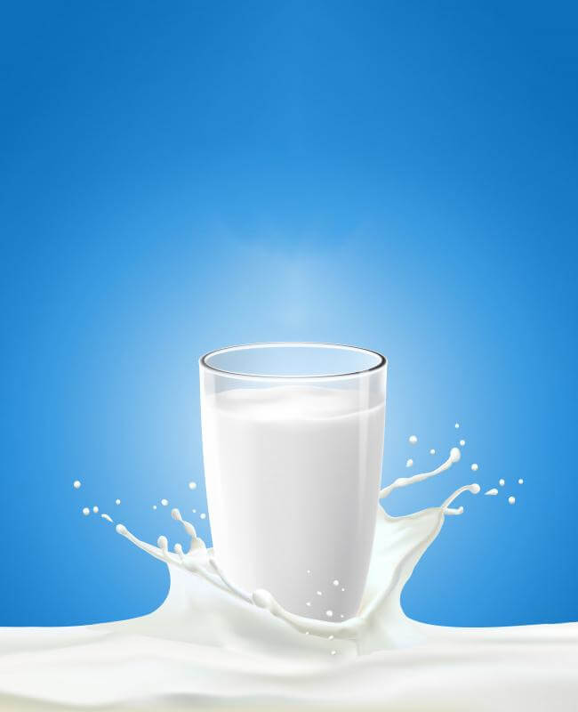 Milk Food Flyer Background