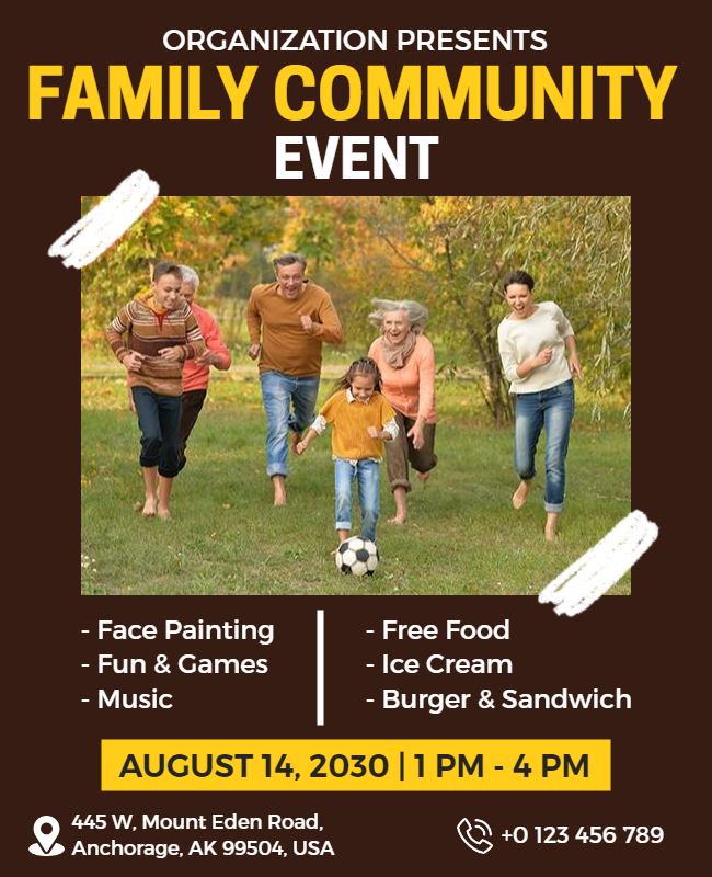 family community flyer