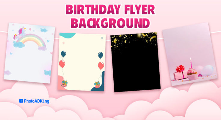 Birthday flyer Background