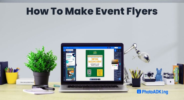 how to make event flyer