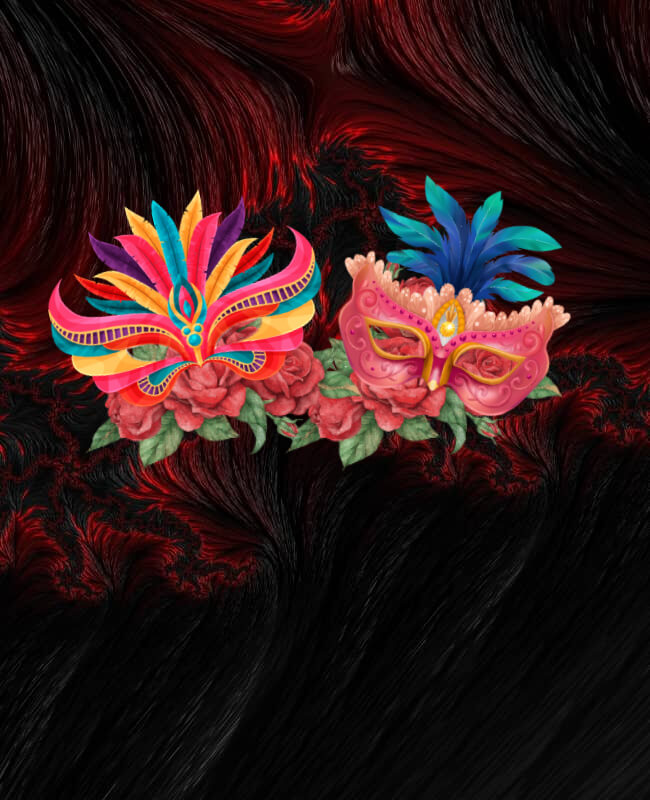 Masquerade Party Flyer Background